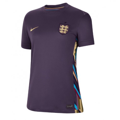 Maglia Calcio Inghilterra Seconda Divisa Donna Europei 2024 Manica Corta